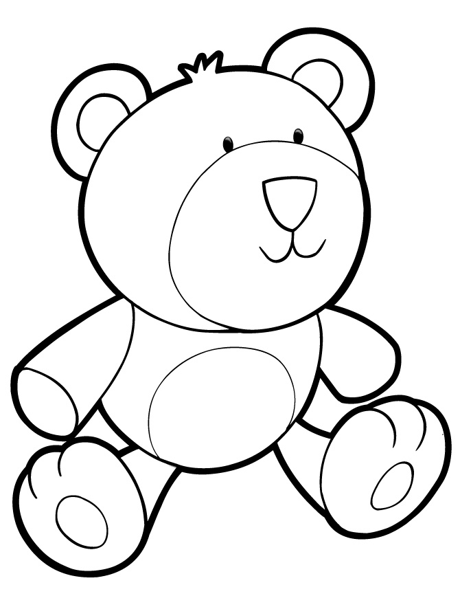 60 Coloring Page Of Teddy Bear 31