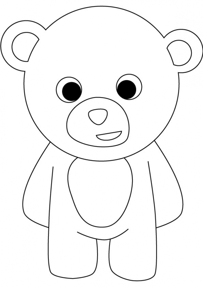 60 Coloring Page Of Teddy Bear 35