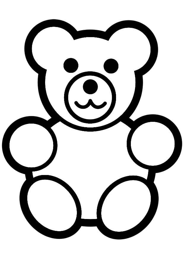 60 Coloring Page Of Teddy Bear 53