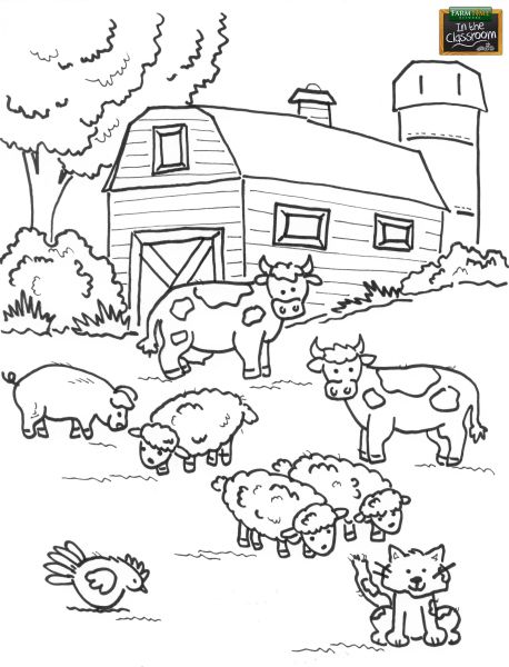 60 Farm House Coloring Pages 14