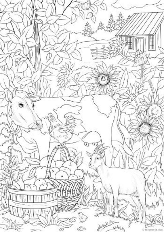 60 Farm House Coloring Pages 29