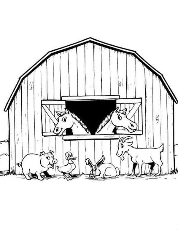 60 Farm House Coloring Pages 30