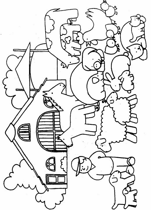 60 Farm House Coloring Pages 33