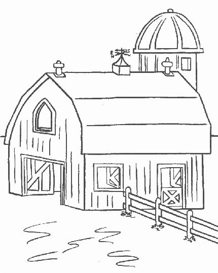 60 Farm House Coloring Pages 35