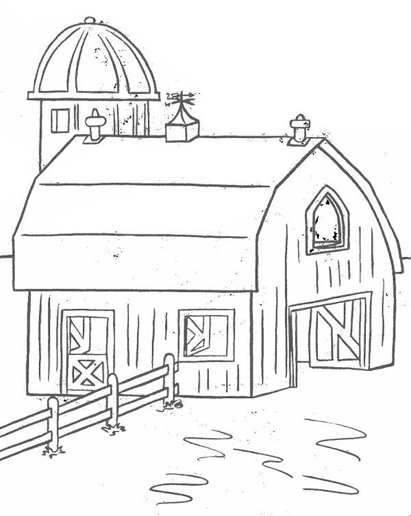 60 Farm House Coloring Pages 64