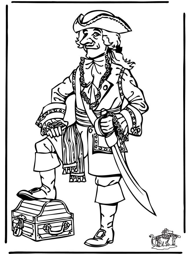 80 Printable Coloring Pages Pirate 20