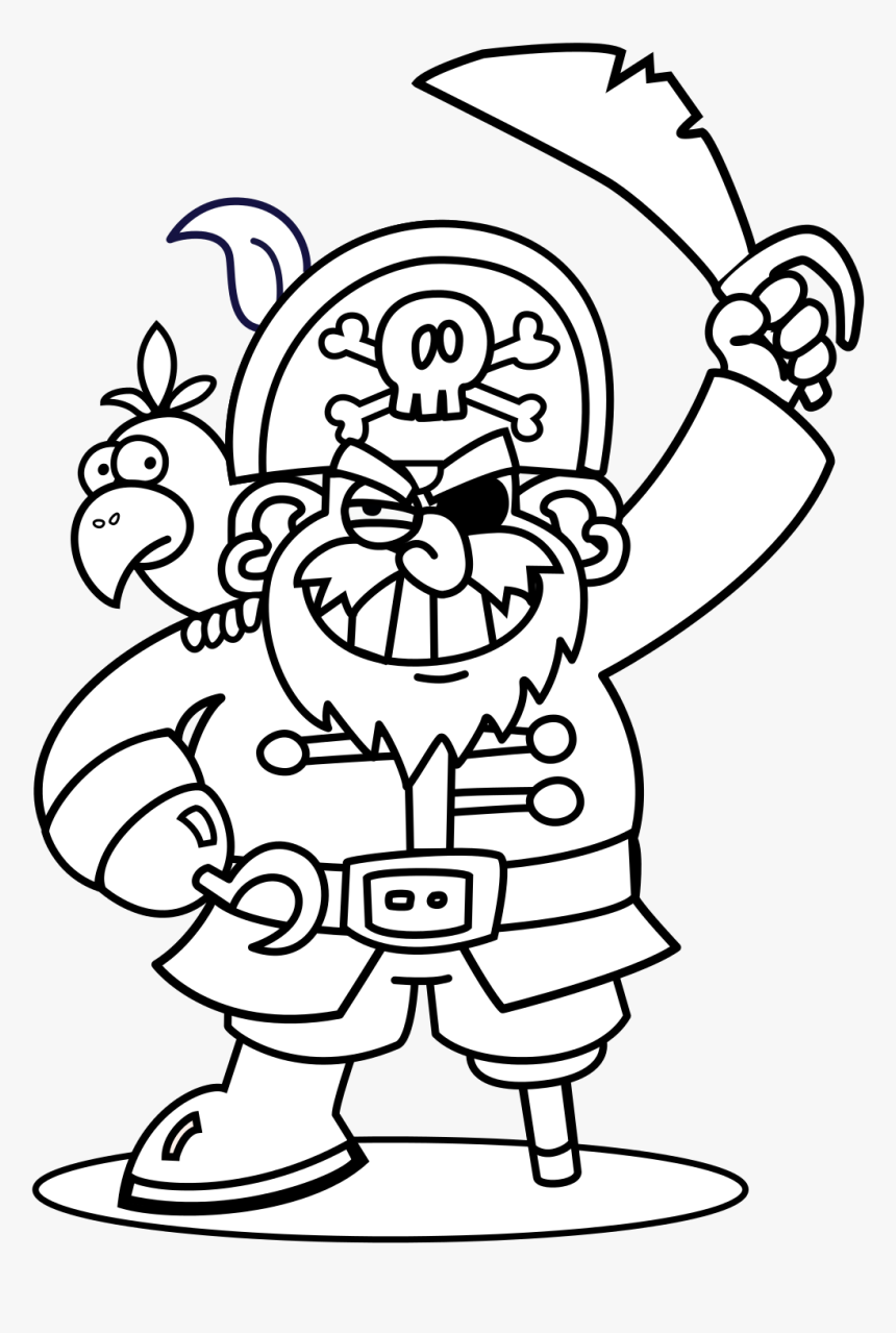 80 Printable Coloring Pages Pirate 22