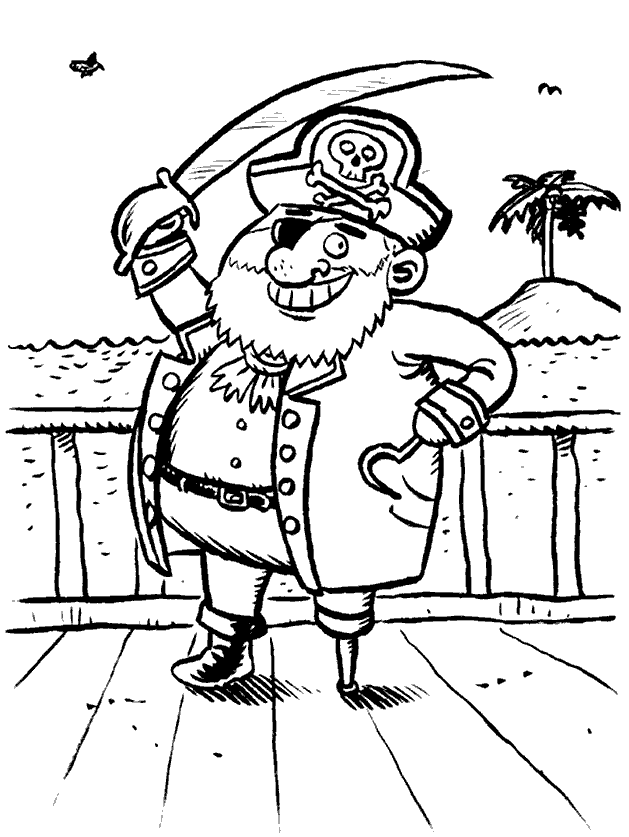 80 Printable Coloring Pages Pirate 25