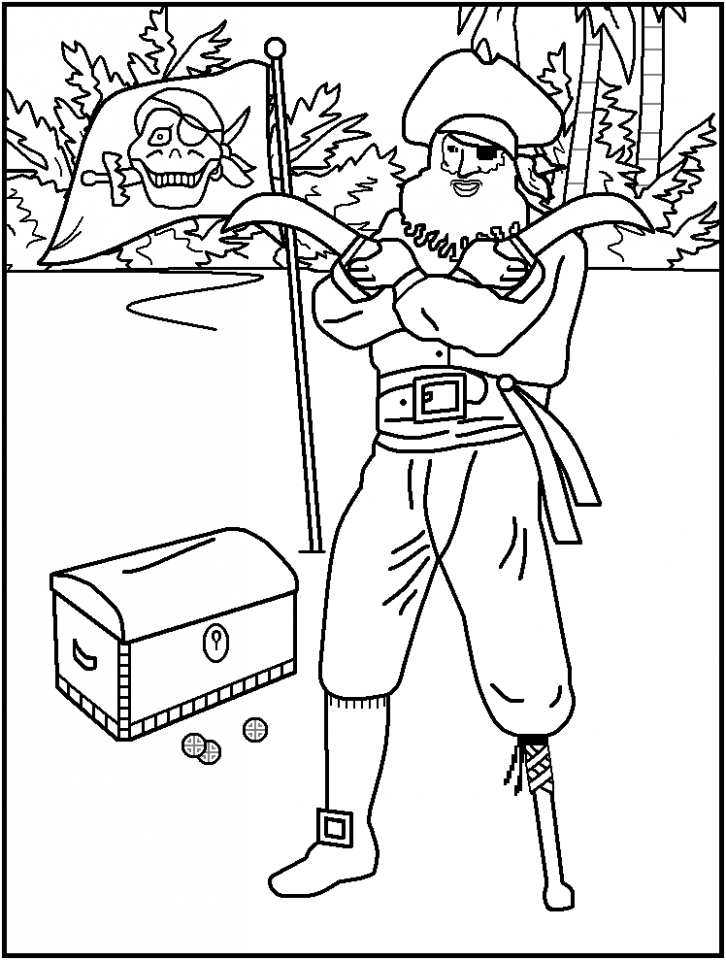 80 Printable Coloring Pages Pirate 37