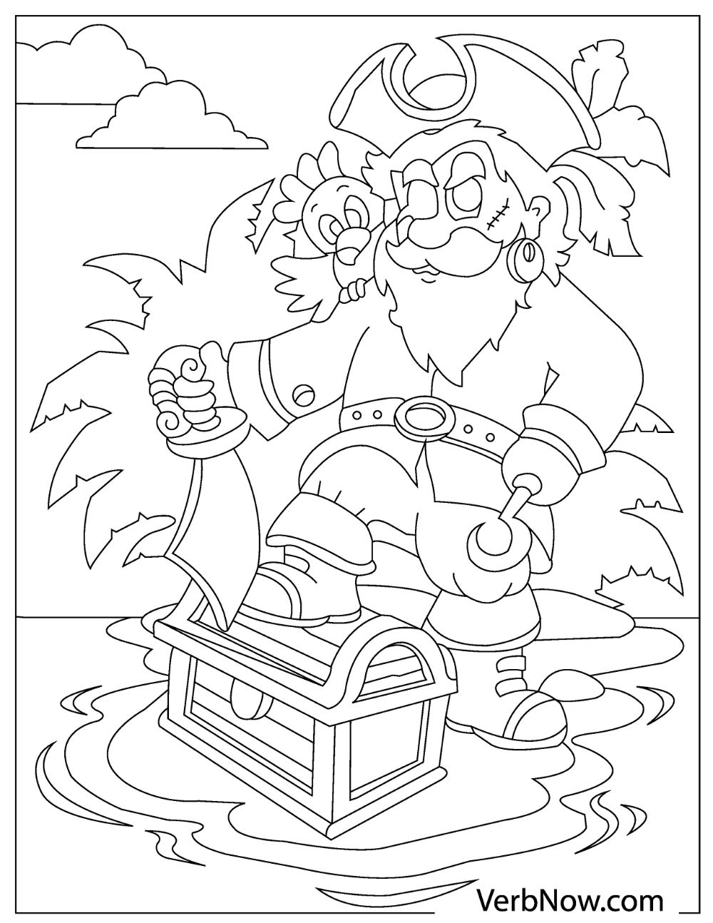 80 Printable Coloring Pages Pirate 42