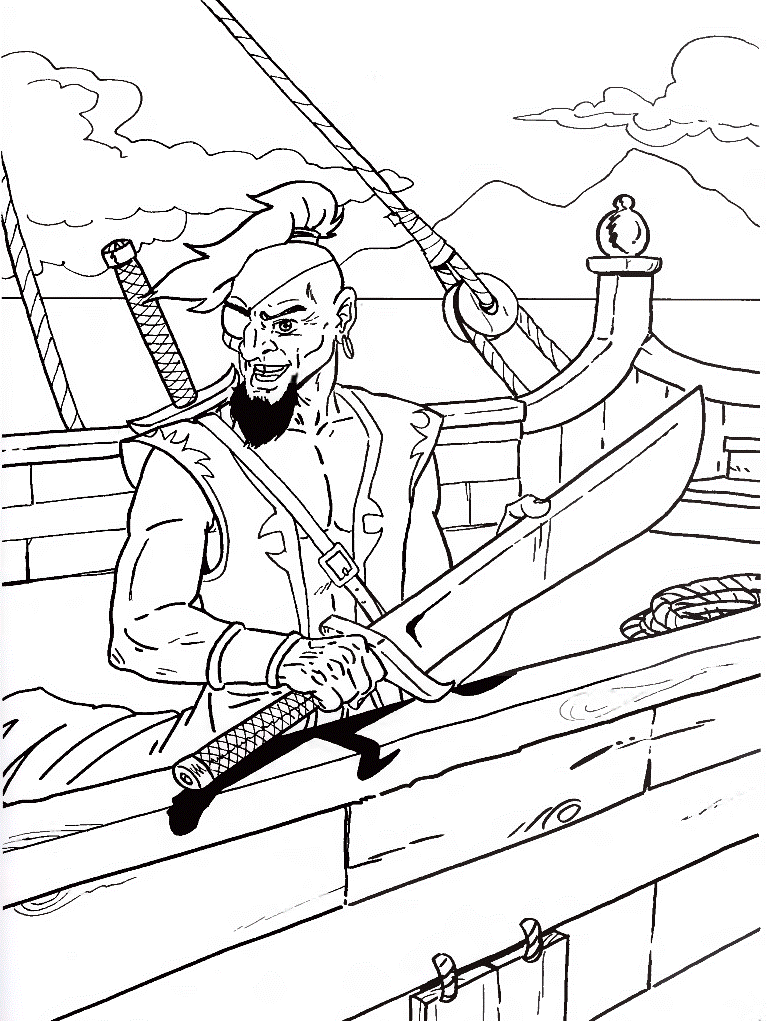 80 Printable Coloring Pages Pirate 64