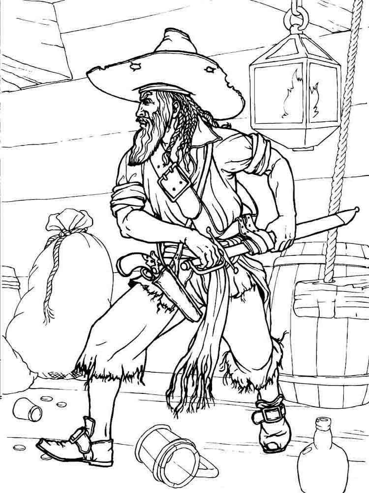 80 Printable Coloring Pages Pirate 69