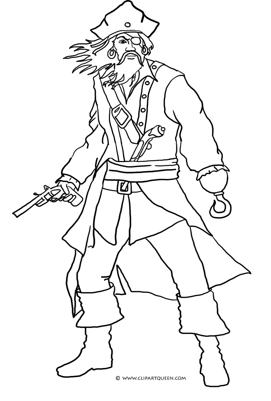 80 Printable Coloring Pages Pirate 71