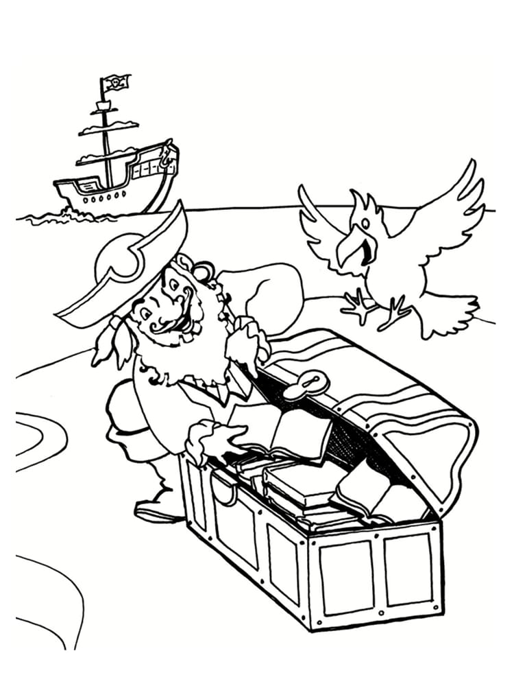 80 Printable Coloring Pages Pirate 82