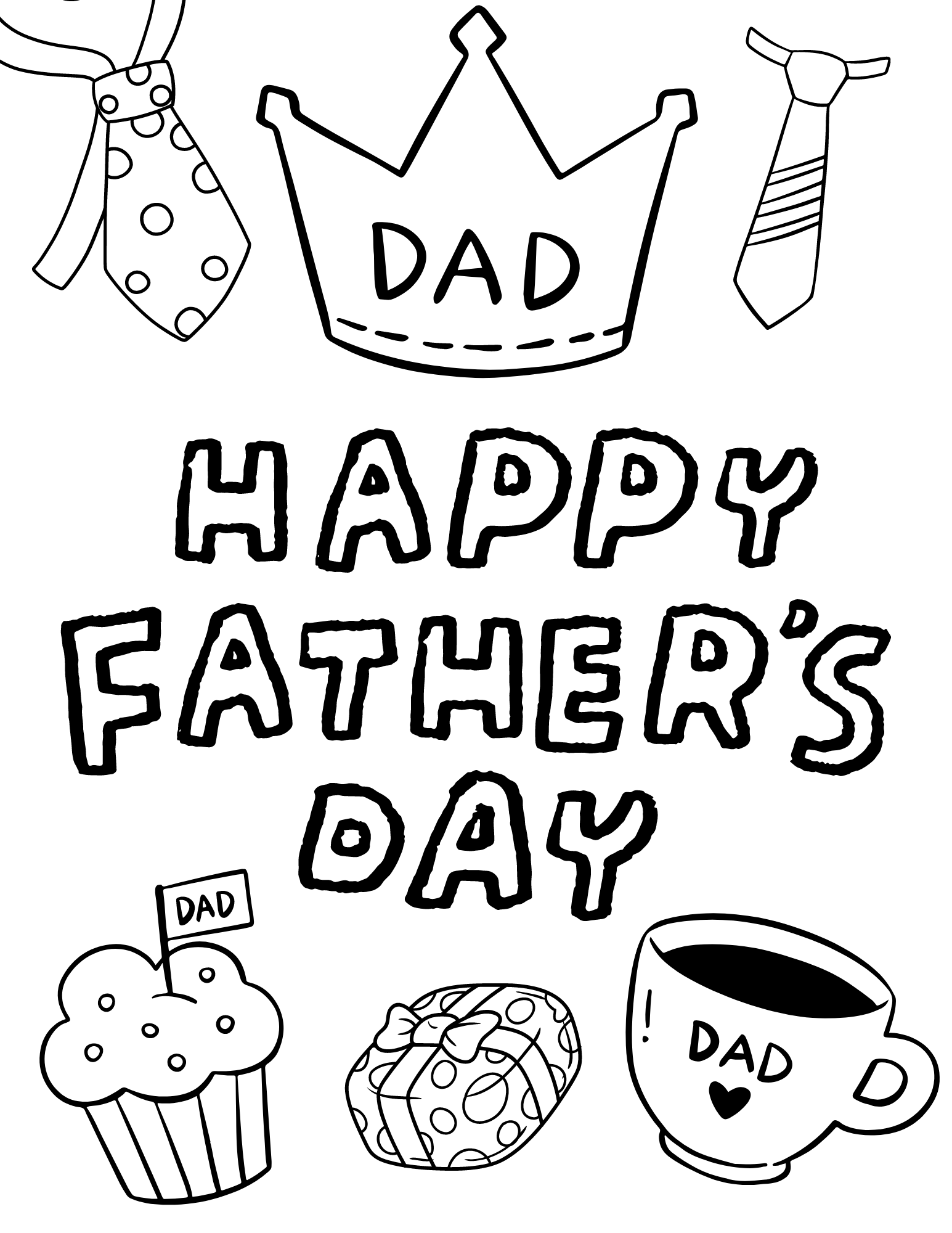 80 Printable Father’S Day Coloring Pages For Grandpa 70