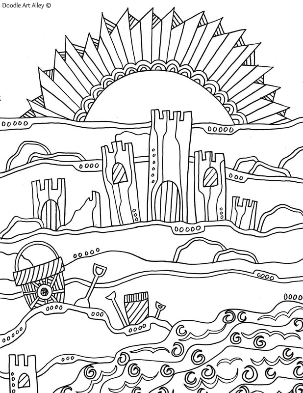 80 Printable Summer Arts And Crafts Coloring Pages 37