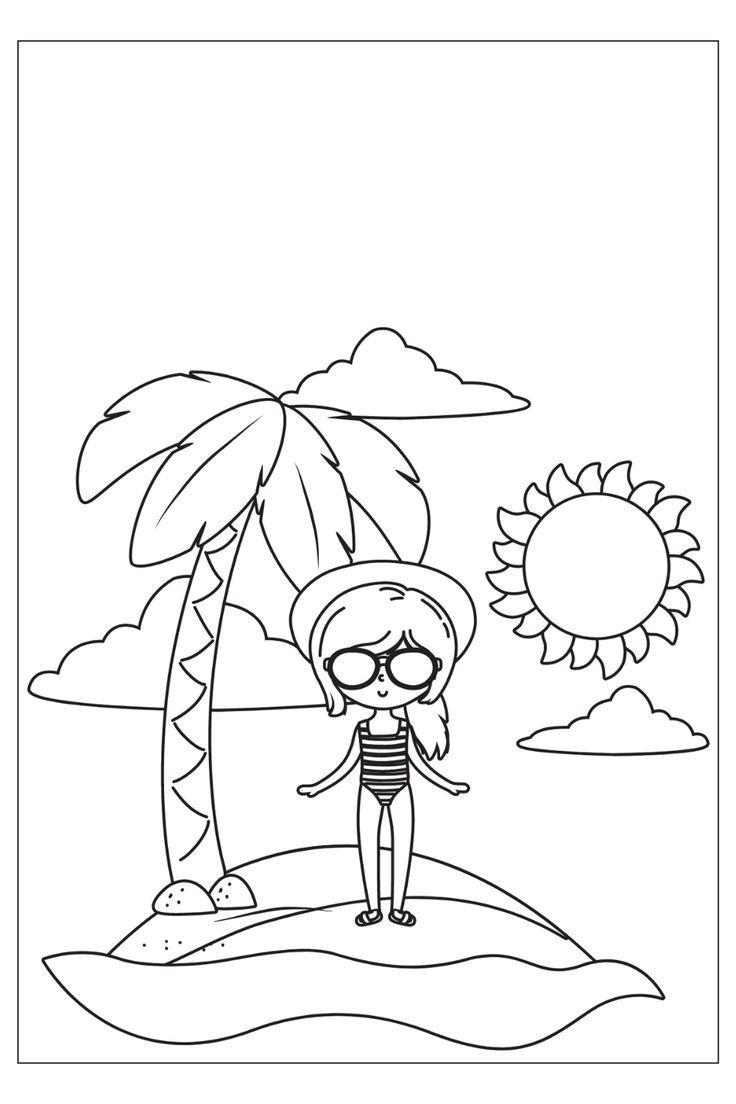 80 Printable Summer Arts And Crafts Coloring Pages 72