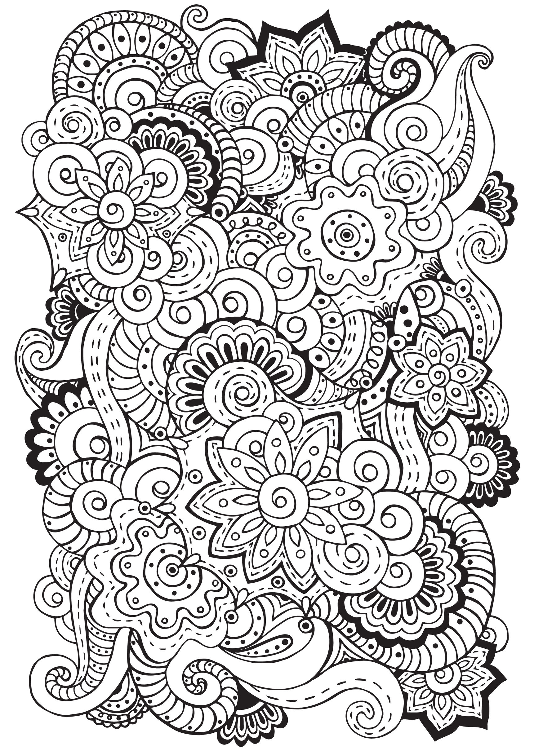 90 Human Coloring Pages For Adults 11