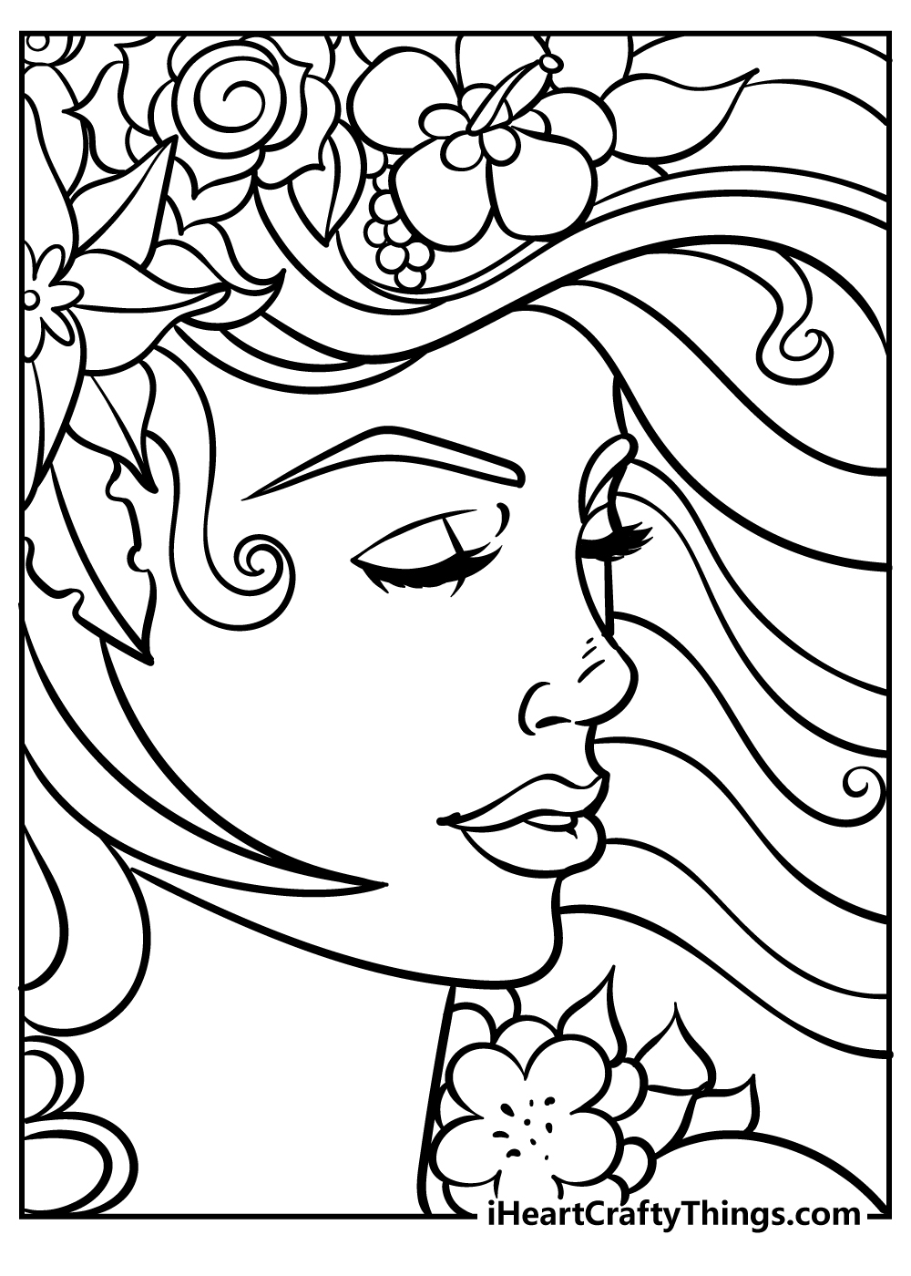 90 Human Coloring Pages For Adults 13