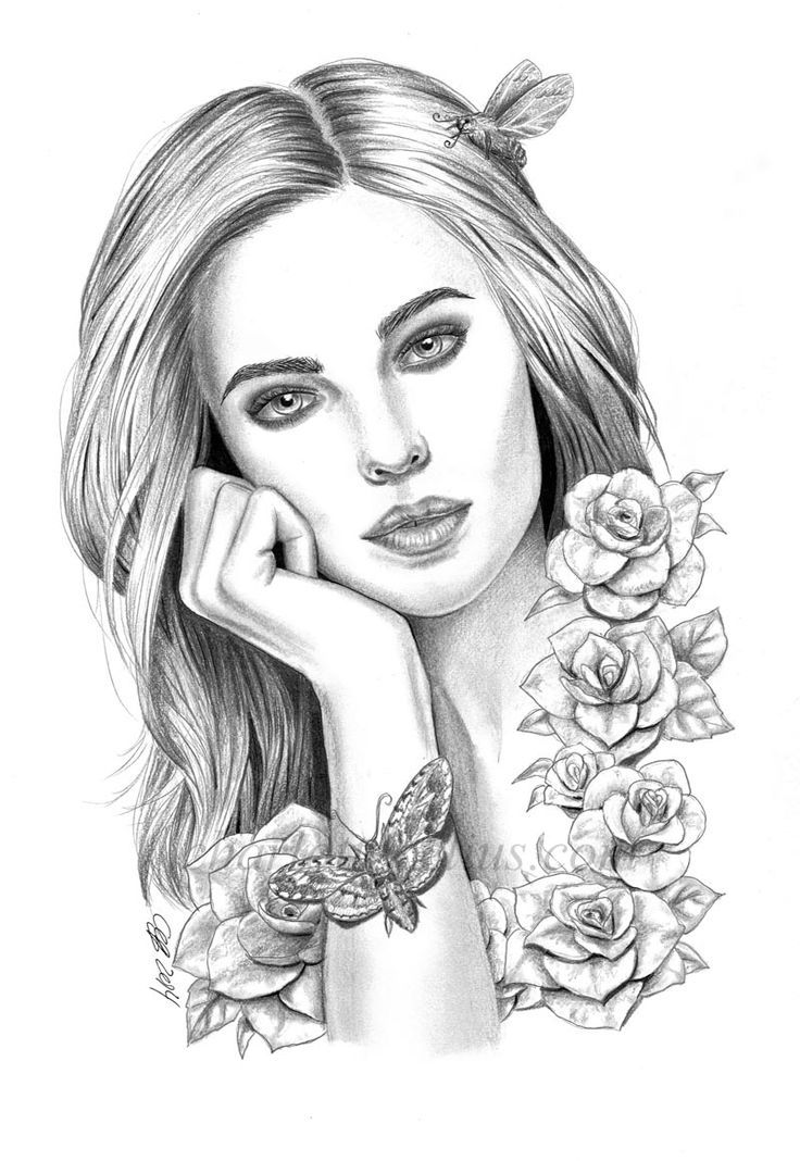 90 Human Coloring Pages For Adults 33