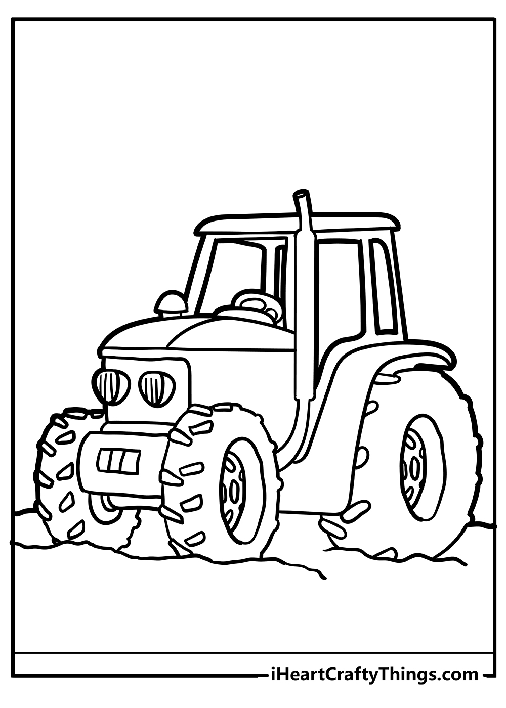 90 Tractor Trailer Coloring Page 41