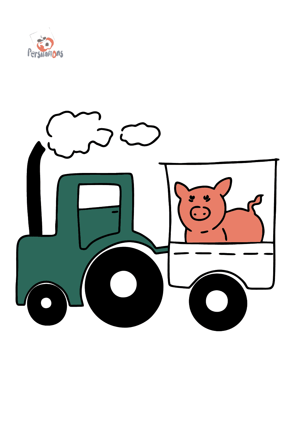 90 Tractor Trailer Coloring Page 44