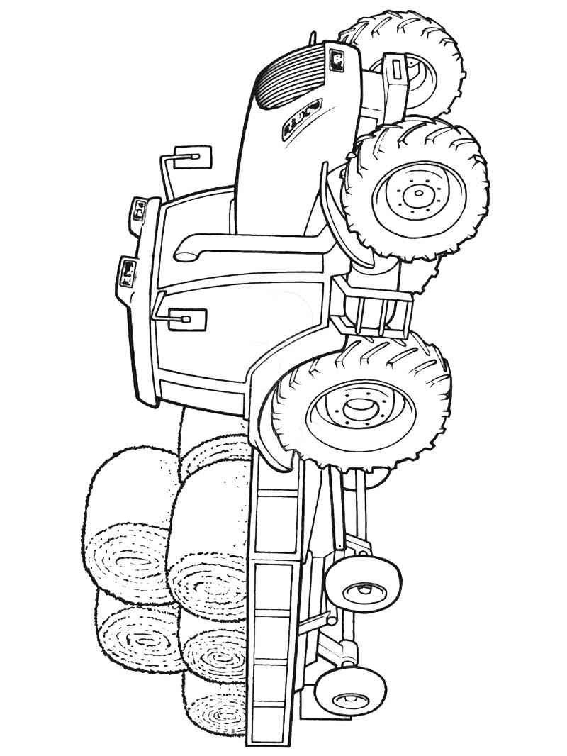 90 Tractor Trailer Coloring Page 48