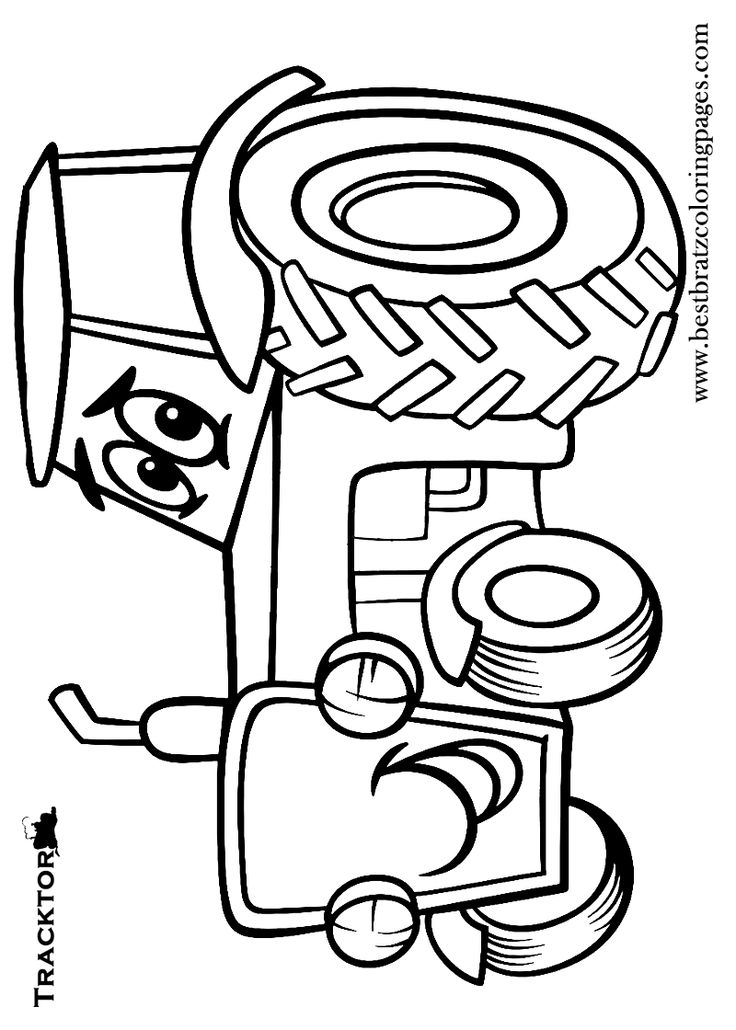 90 Tractor Trailer Coloring Page 49