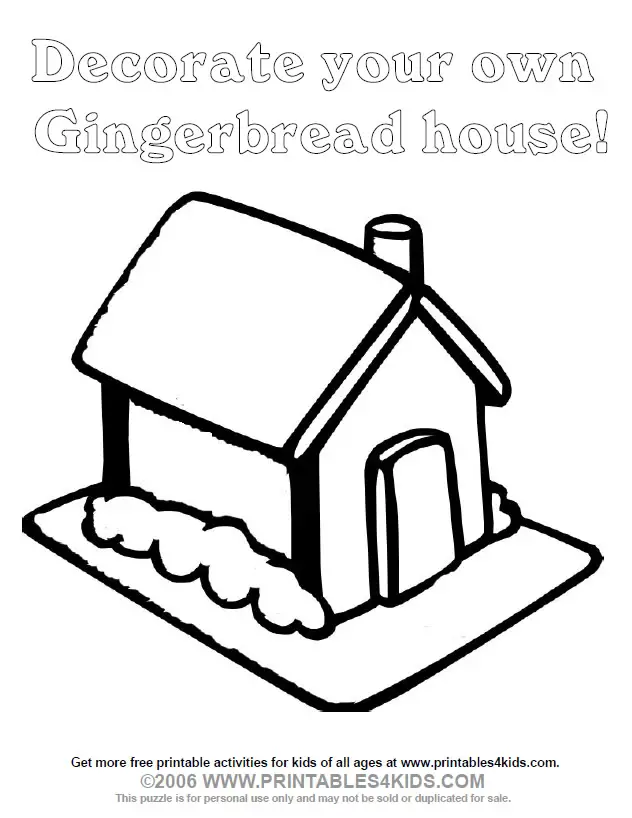 Get 85 Gingerbread House Coloring Page Printable Ideas 15