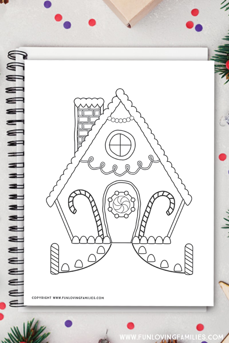 Get 85 Gingerbread House Coloring Page Printable Ideas 20