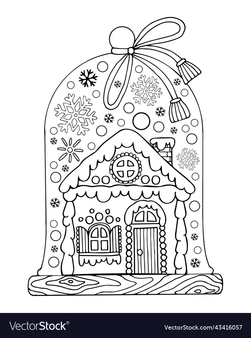 Get 85 Gingerbread House Coloring Page Printable Ideas 45