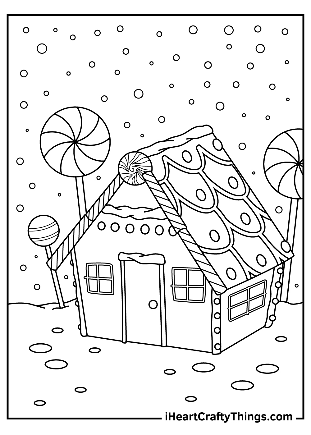 Get 85 Gingerbread House Coloring Page Printable Ideas 57