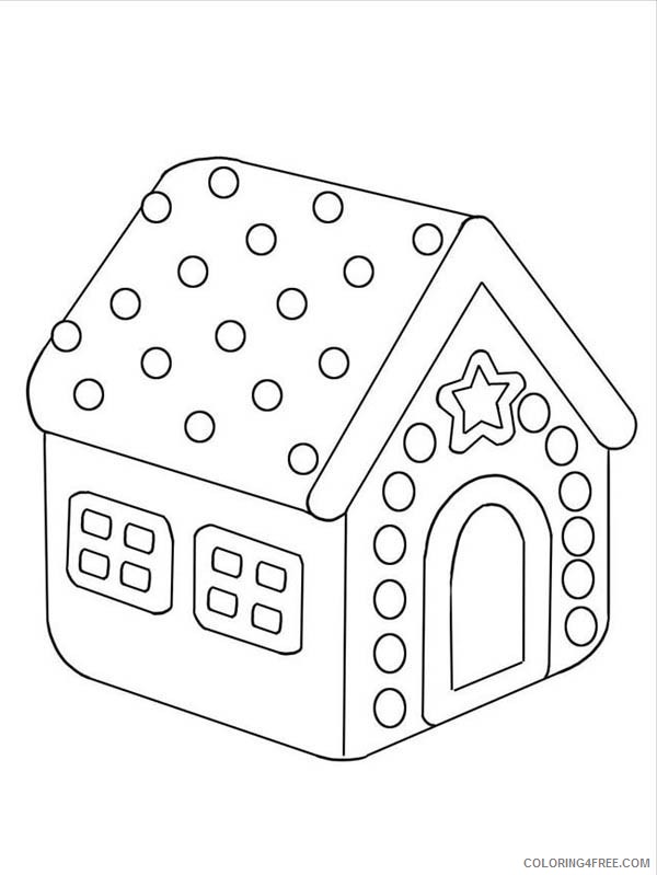 Get 85 Gingerbread House Coloring Page Printable Ideas 60