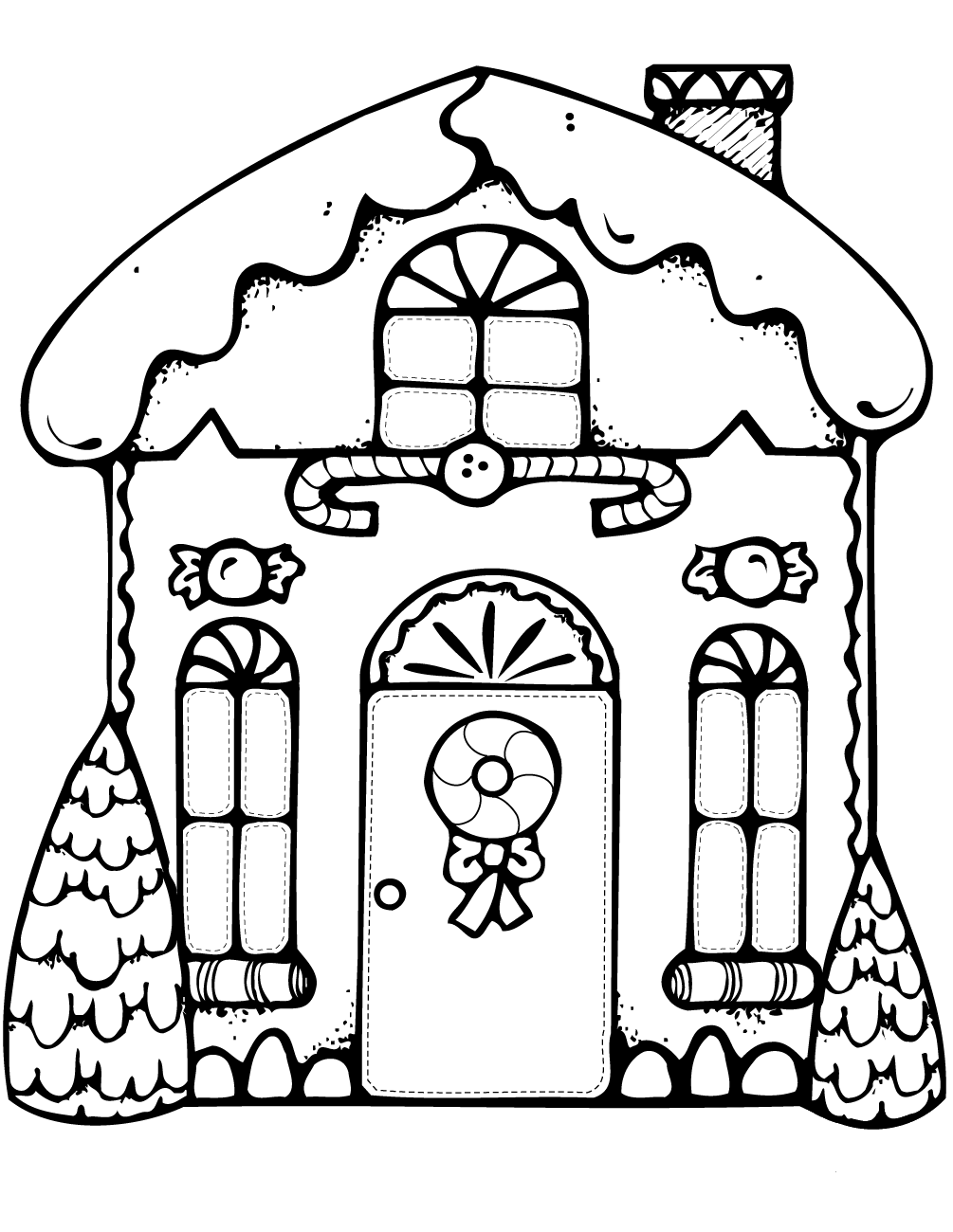 Get 85 Gingerbread House Coloring Page Printable Ideas 63