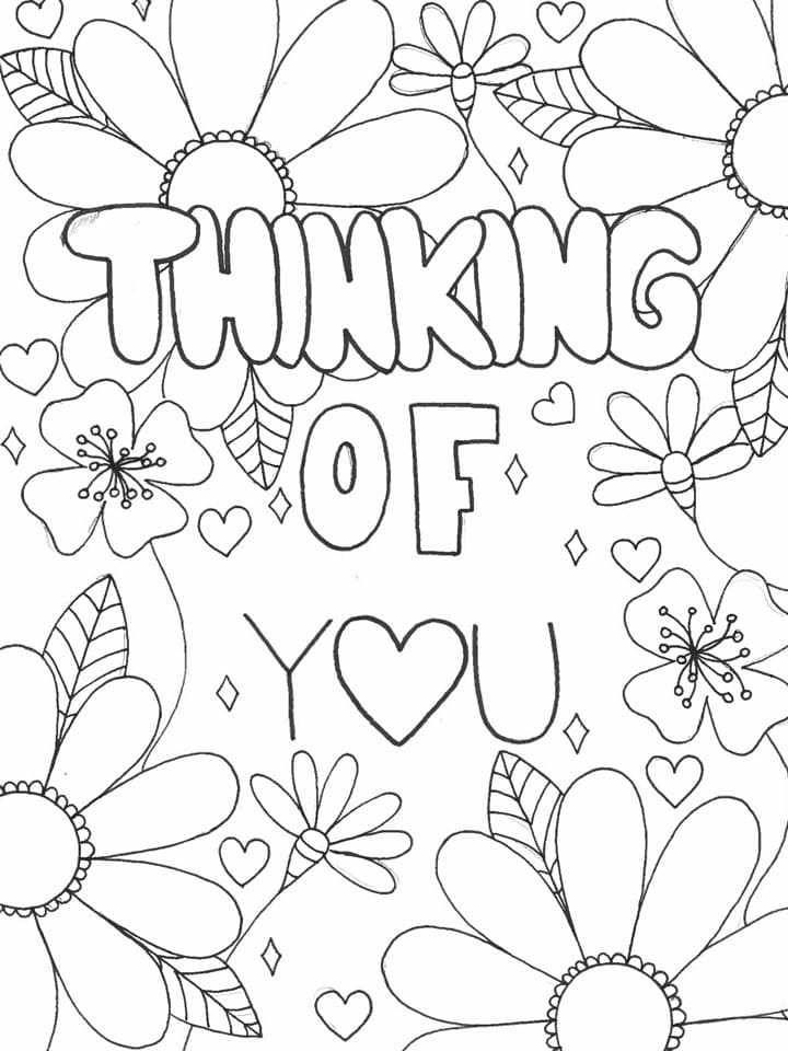 Get 85 Thinking Of You Coloring Pages Ideas 1