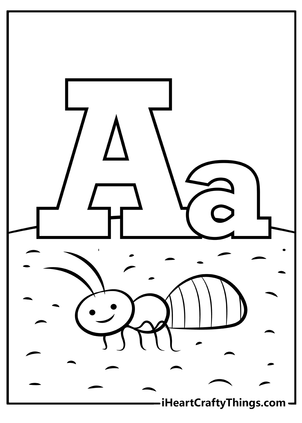 60 Alphabet Coloring Pages Free Printable 37