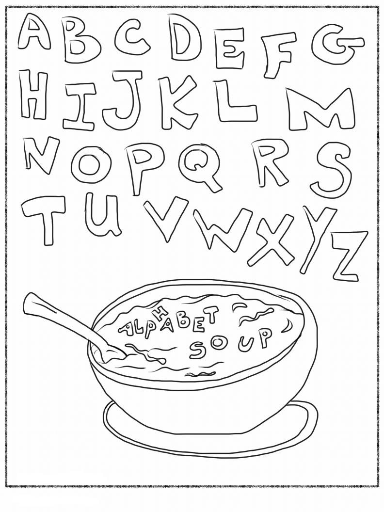 60 Alphabet Coloring Pages Free Printable 56