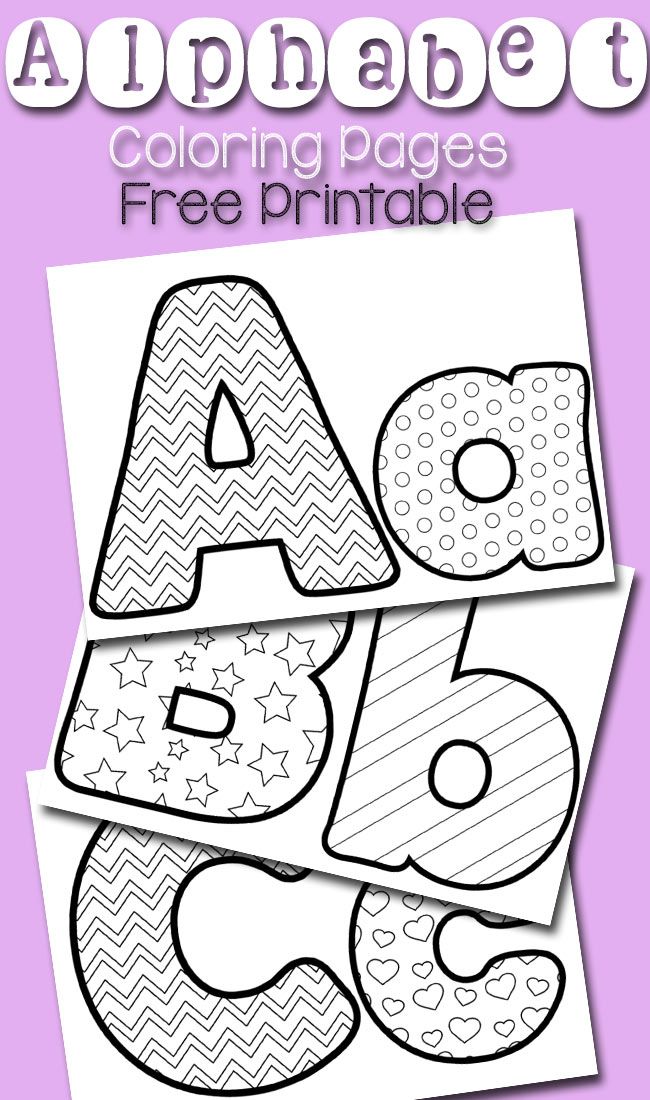 60 Alphabet Coloring Pages Free Printable 57