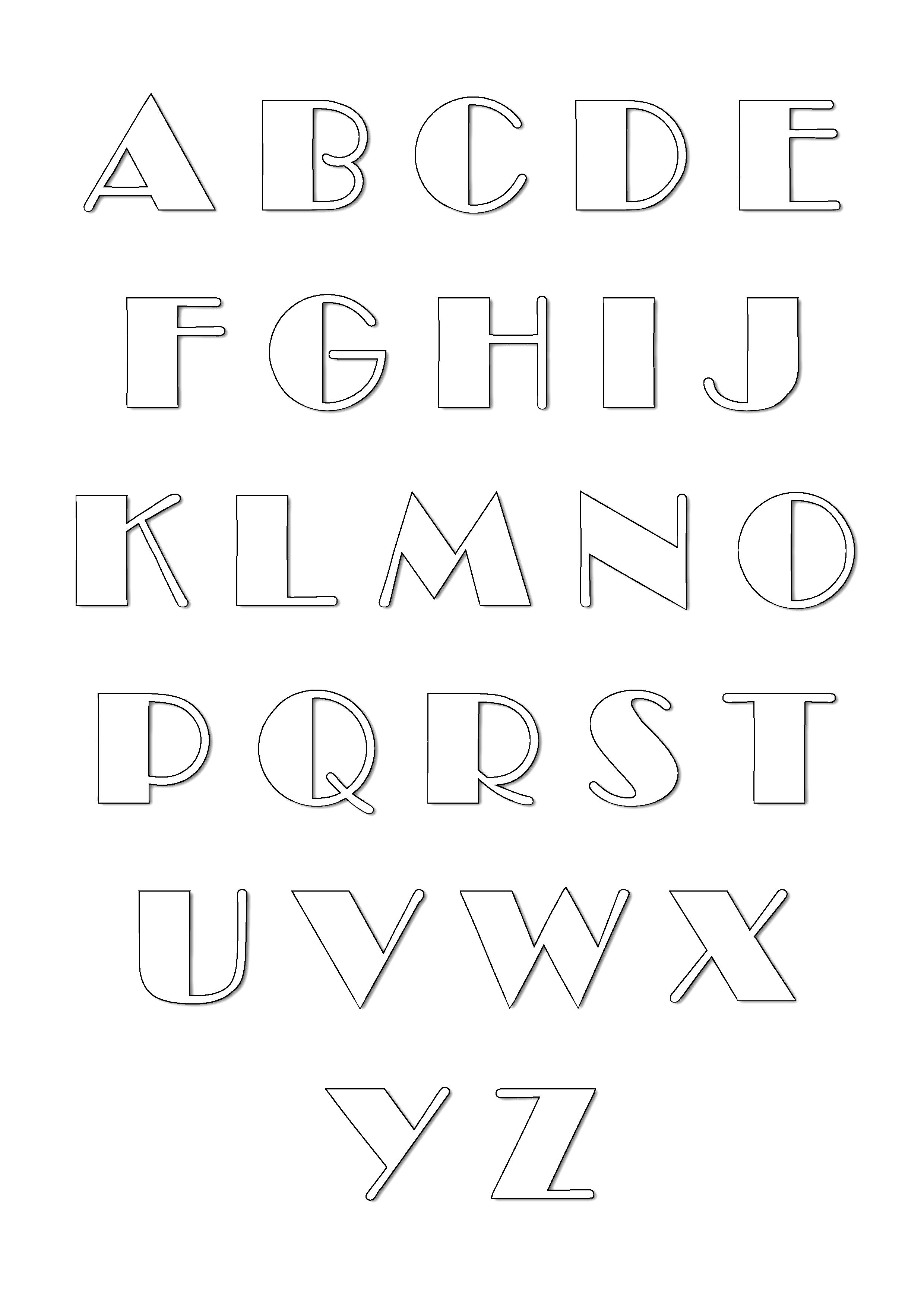 60 Alphabet Coloring Pages Free Printable 59