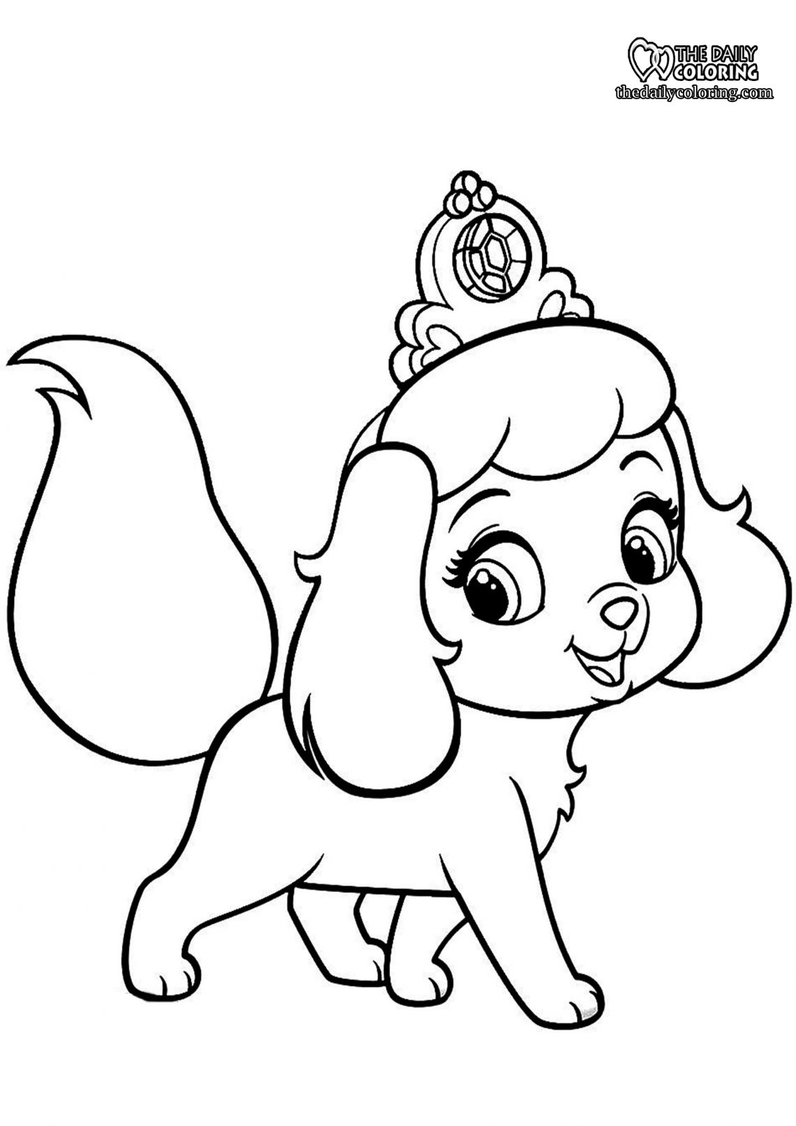 60 Printable Puppy Dog Coloring Sheets 26