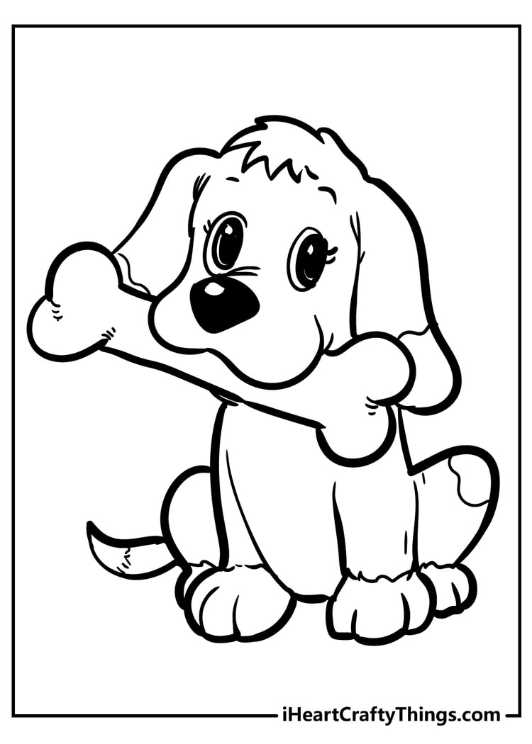 60 Printable Puppy Dog Coloring Sheets 27