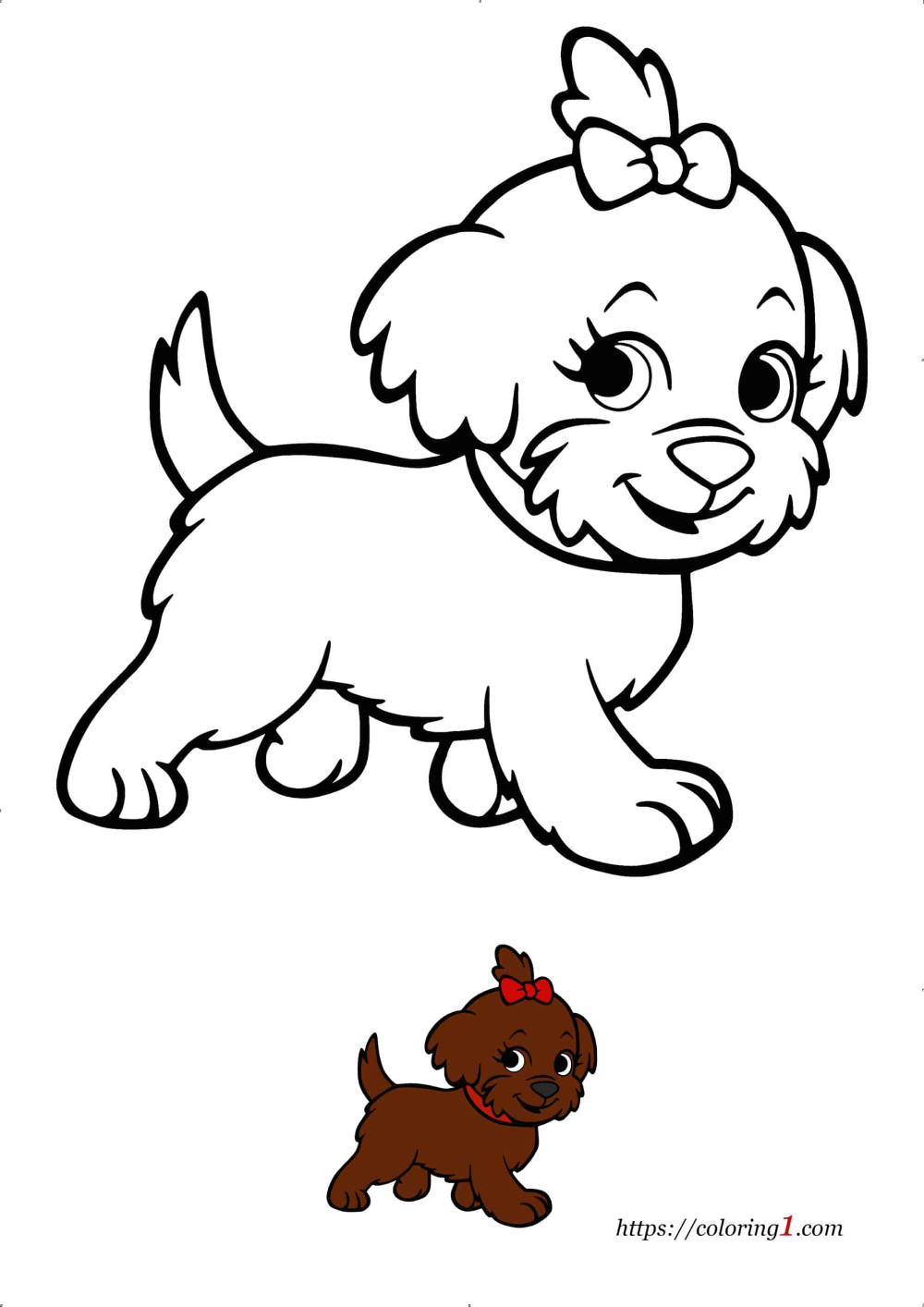 60 Printable Puppy Dog Coloring Sheets 3