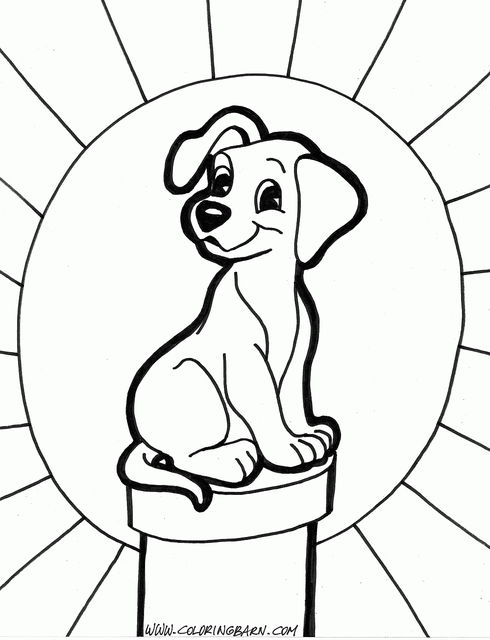 60 Printable Puppy Dog Coloring Sheets 33