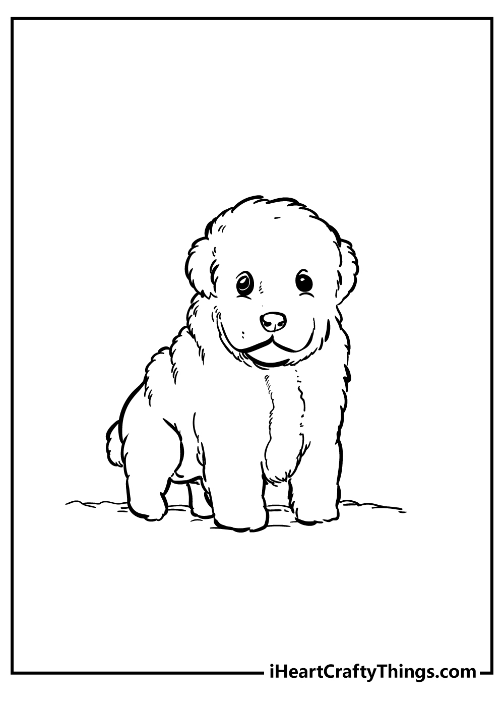 60 Printable Puppy Dog Coloring Sheets 38