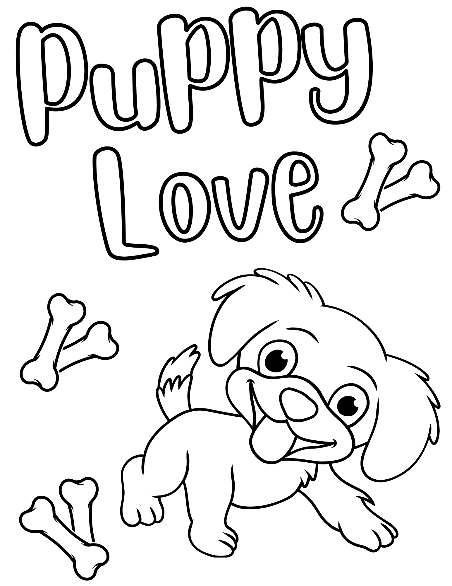 60 Printable Puppy Dog Coloring Sheets 39