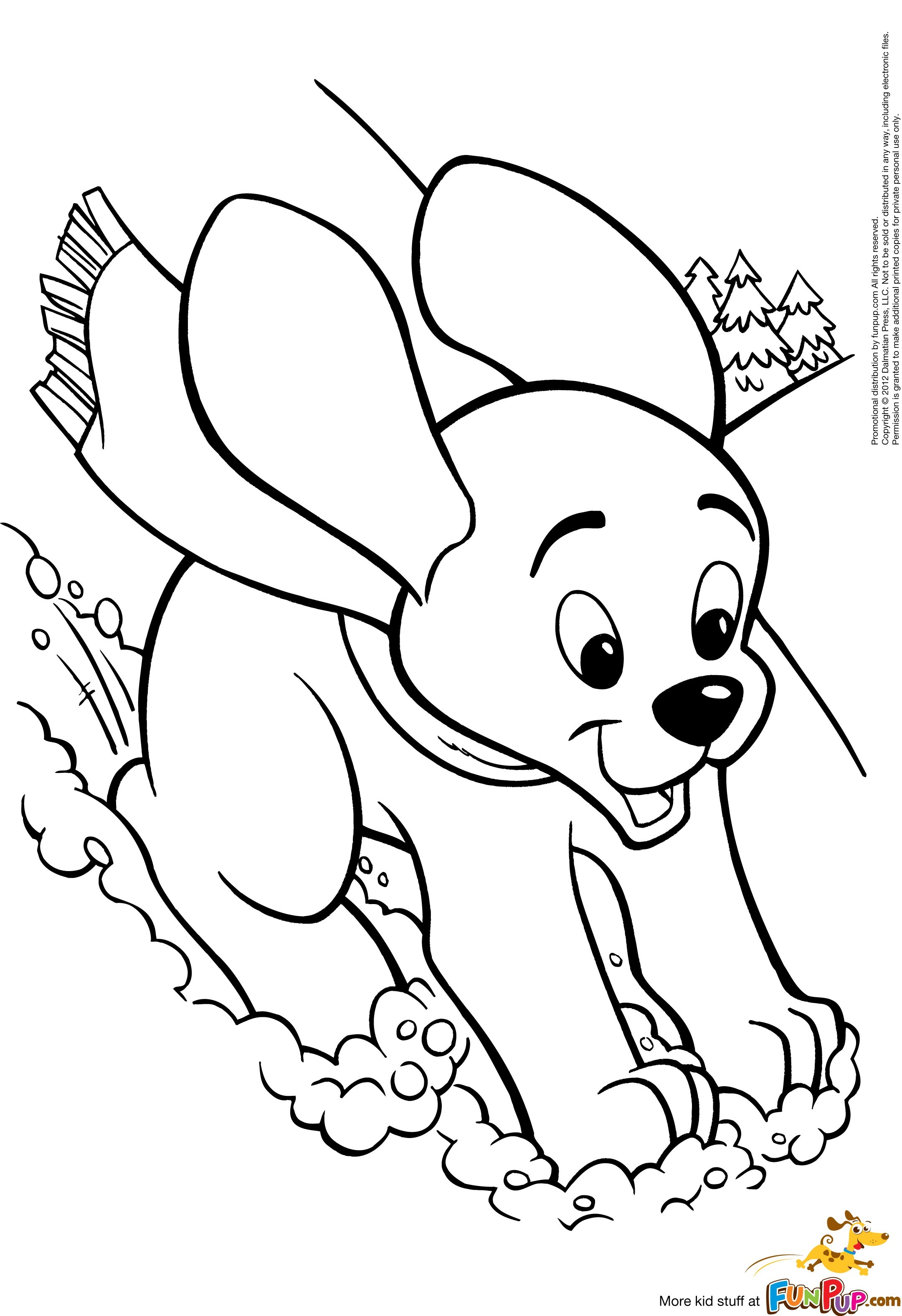 60 Printable Puppy Dog Coloring Sheets 4