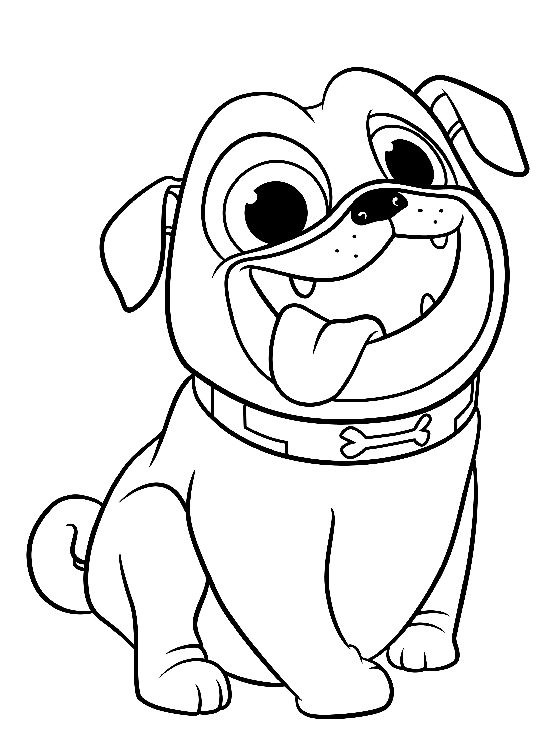 60 Printable Puppy Dog Coloring Sheets 56