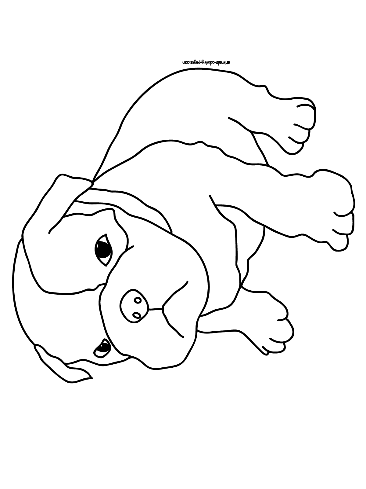 60 Printable Puppy Dog Coloring Sheets 60