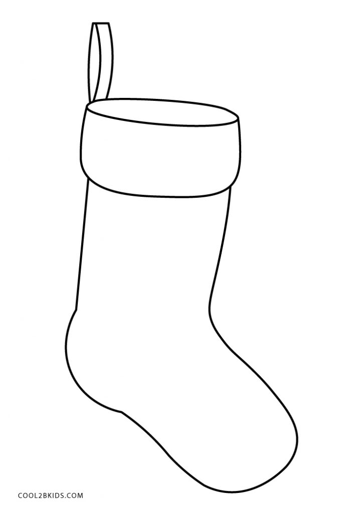 60 Printable Stocking Coloring Picture 10