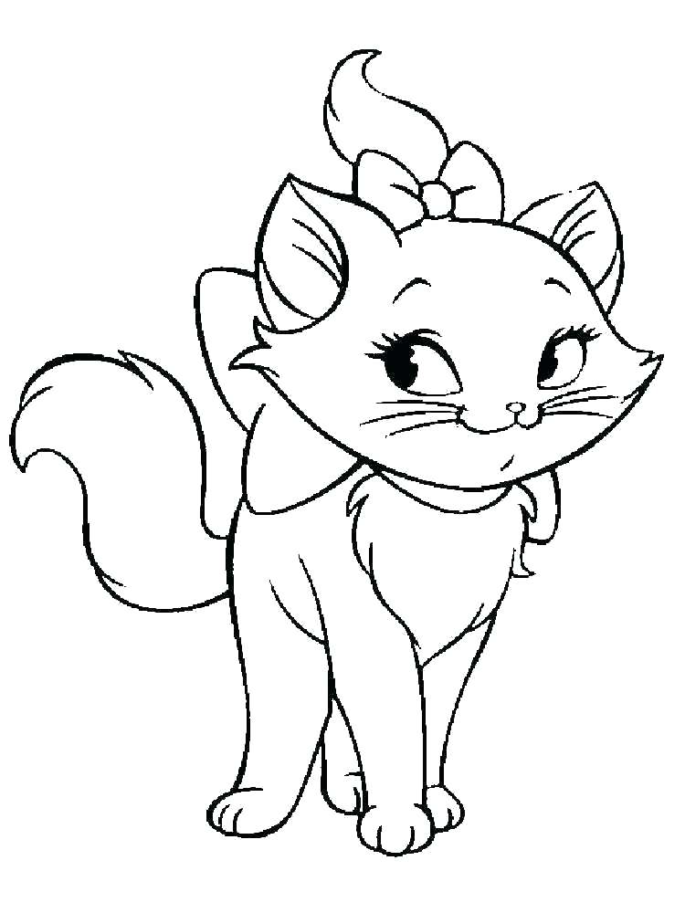 60 Printable Tabby Cat Coloring Page 16